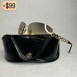 ✨✨✨✨SOLD✨✨✨✨ Salvatore Ferragamo Authentic Brown Rimless Gradient Sunglasses